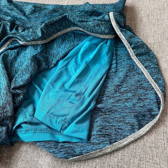 Banded Waist Workout Running 2 in1 Shorts with Liner Inner Pockets, XL - Picture 5 of 8